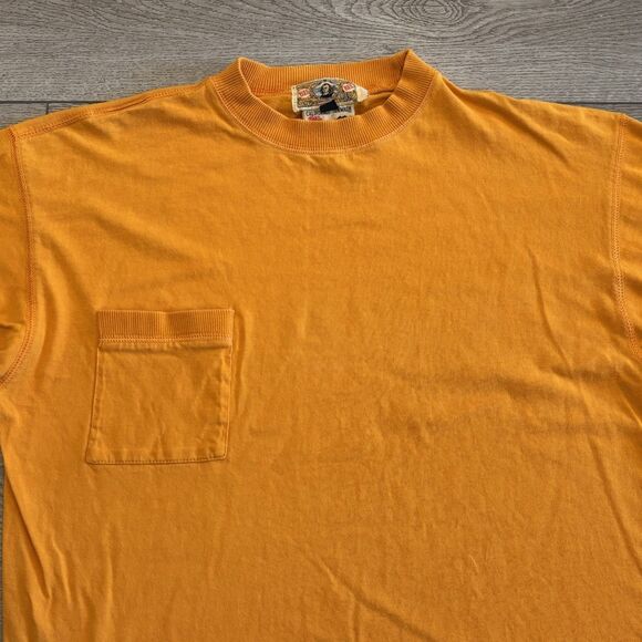 Vintage Bis Bis Gene Ewing Top California Sunwash Long Sleeve Yellow Size Large - Picture 2 of 8